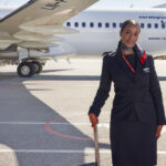 A NORWEGIAN AIR SHUTTLE FLIGHT ATTENDANT