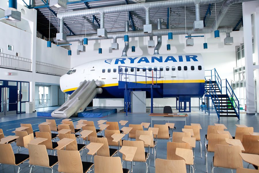 The Ryanair training facility in Germany. Photo Credit: Crewlink