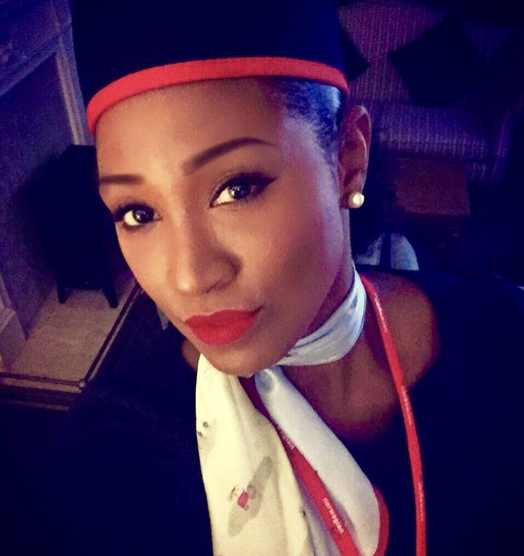 Vivi models the stylish uniform worn by Norwegian's long-haul cabin crew. An 18-year veteran of the industry, Vivi left a legacy airline to pursue a career at Norwegian. Photo Credit: Norwegian / Vivi Cheri