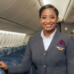a Delta Air Lines flight attendant