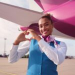 Eurowings cabin crew Aurélie Carina