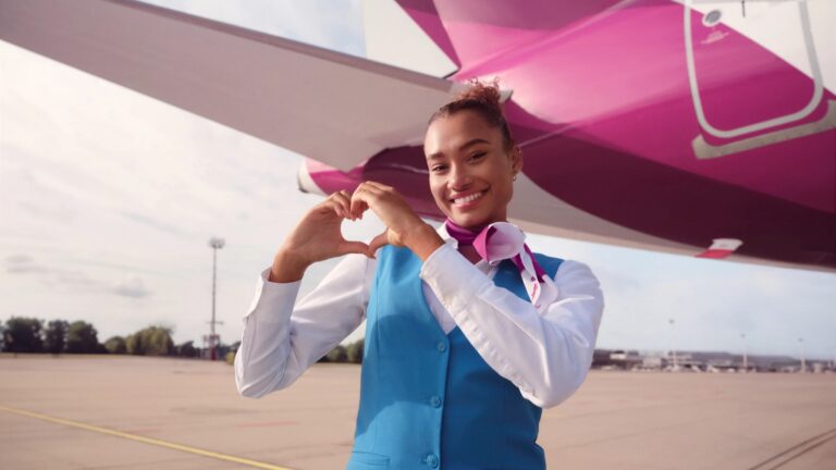 Eurowings cabin crew Aurélie Carina