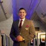 A Delta Air Lines flight attendant