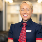 a member of british airways cabin crew
